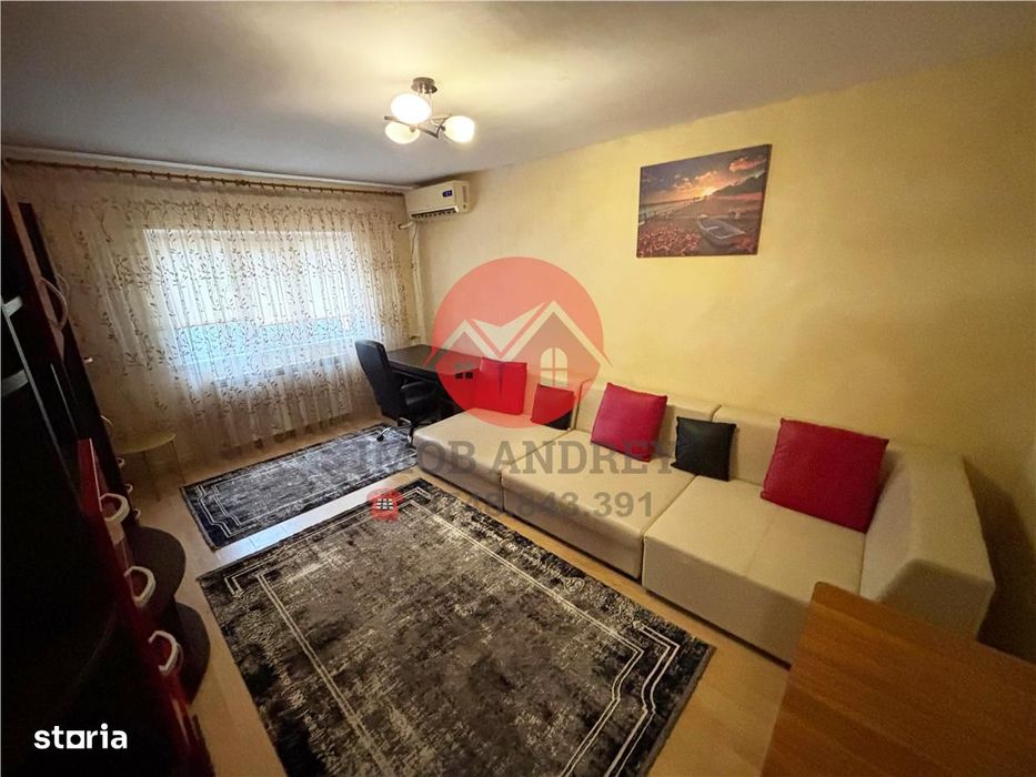 Apartament complet mobilat, 3 camere, C5, centrala proprie