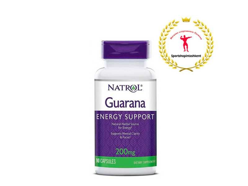 Natrol Guarana – это 100% натуральный энергетический продукт !