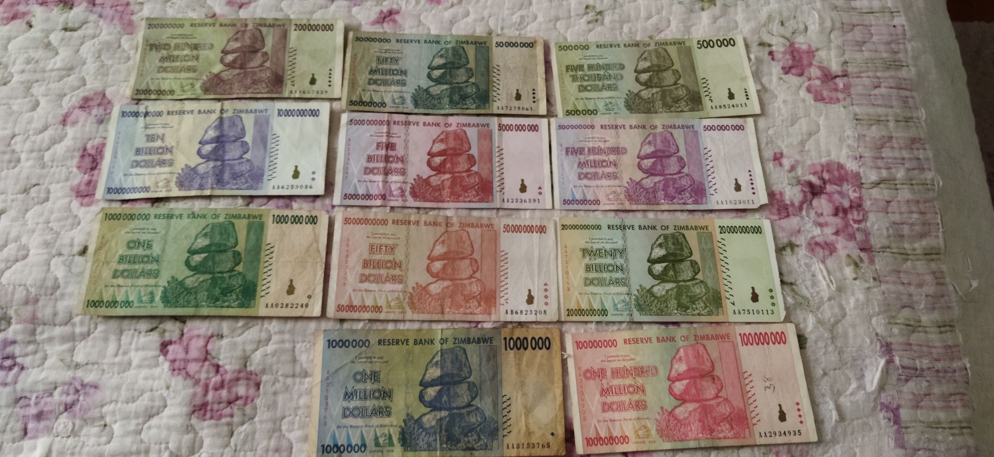 Банкноты Зимбабве