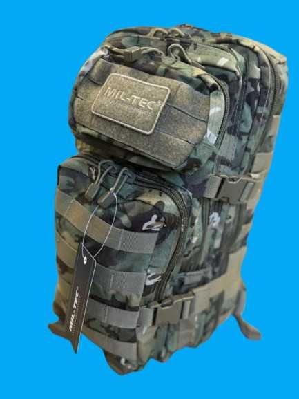 Rucsac Ghiozdan militar MIL-TEC Marime 20 litri Camuflaj Combat Armata
