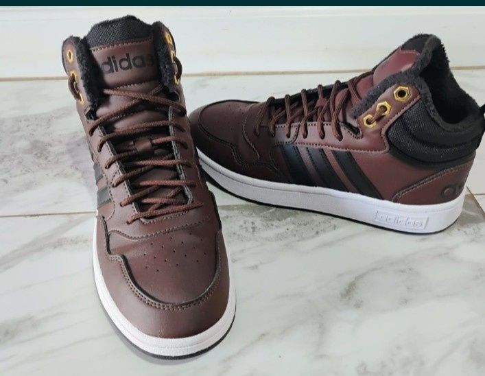 Ghete Adidas Performance Hoops 3.0 Mid Winterzed