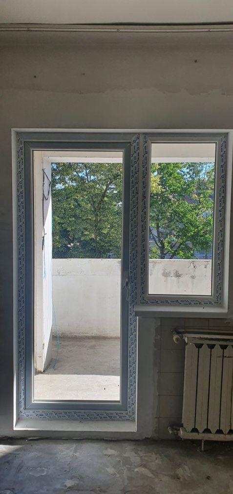 Ușă balcon + geam