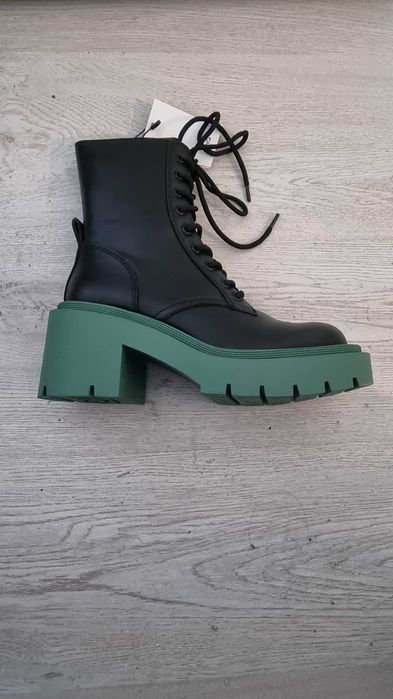 Обувки Mango с лек ток и зелена подметка 36 номер