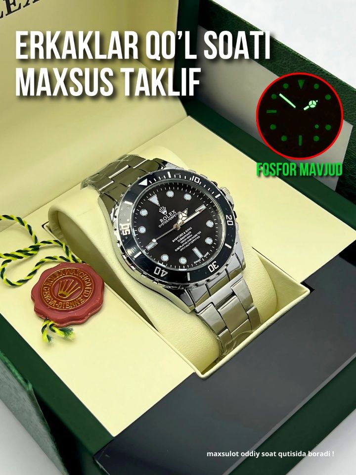 erkaklar uchun rolex soat