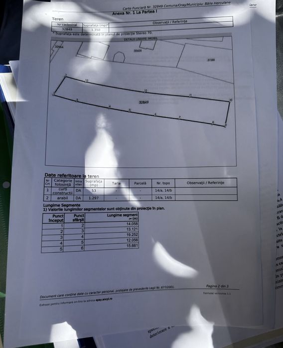 Teren intravilan baile herculane