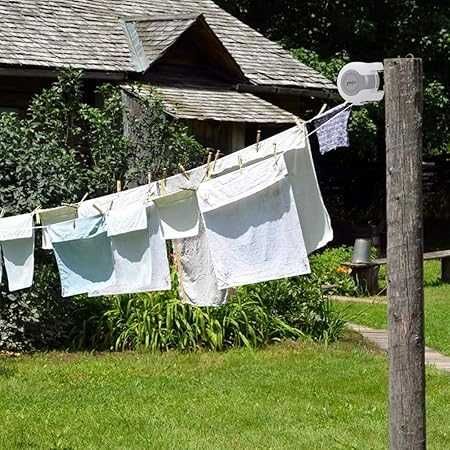 Rolă automată Funie de rufe retractabilă Joeji's Kitchen, 2 x 15