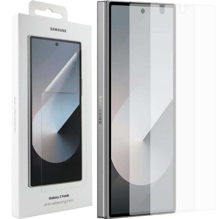 Husa Galaxy Z Fold6+Pen Z Fold5 Eco-Leather/Standing Case Strap/Clear