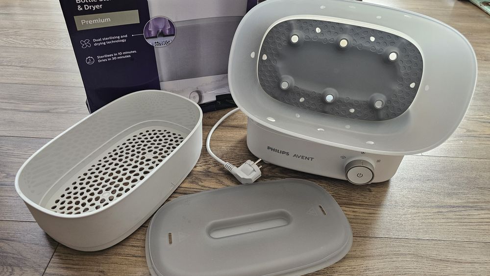 Стерилизатор Philips Avent 2 в 1 + подарък сгъваем сушилник