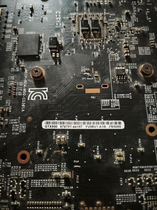 Игровая видеокарта GTX 950