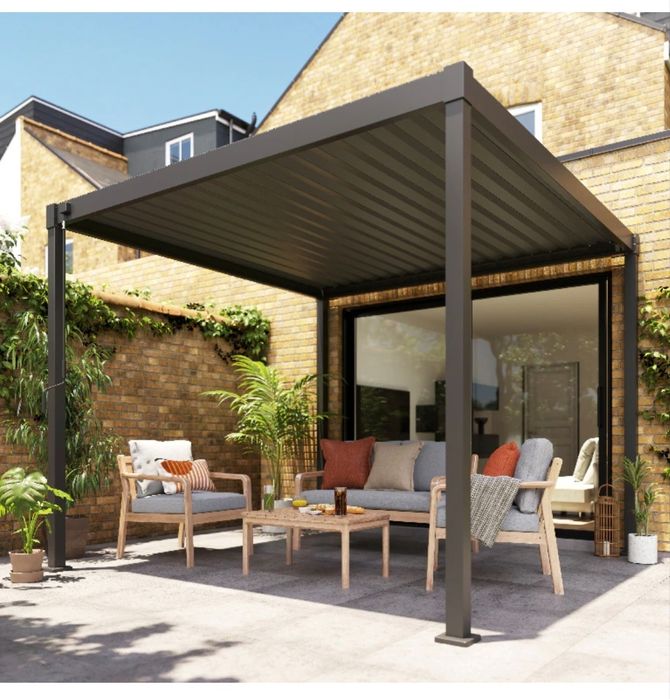 Pergola metalica 300 x 300 mm