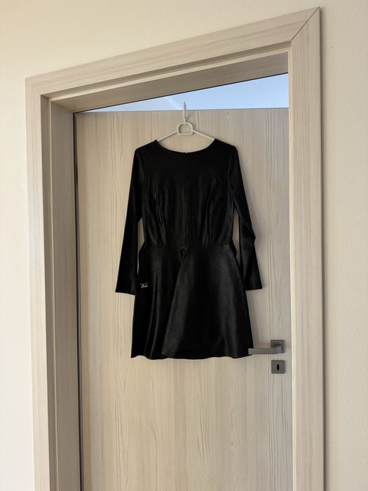 Rochie imitatie piele Poema