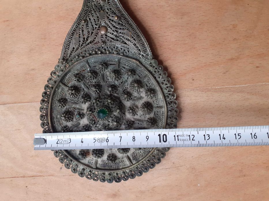 Уникат - старо възрожденско огледало филигран гранулация