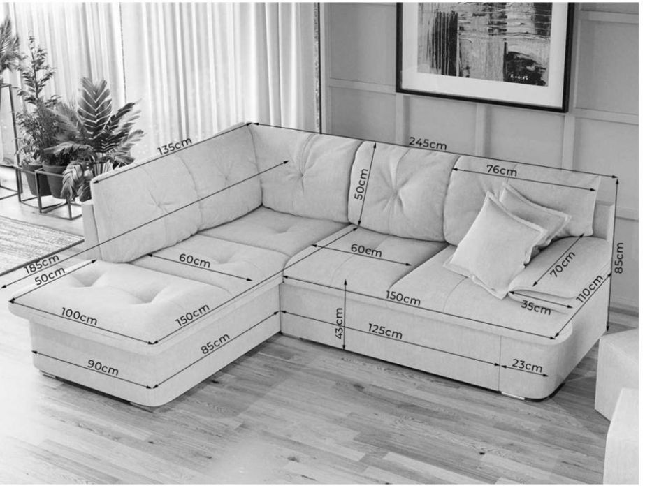 Coltar Roma. Coltar extensibil. Coltar cu lada