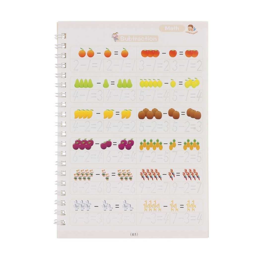 Комплект 4 тетрадки Sank Magic Practice Copybook, английски, +3г