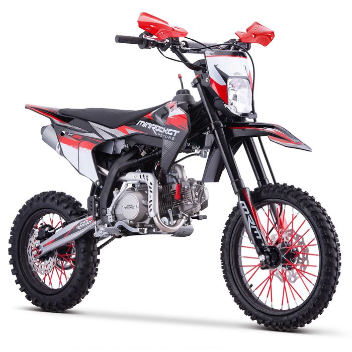 Motocicleta cross 125cc Mini Rocket DT 17/14" 4T benzina negru