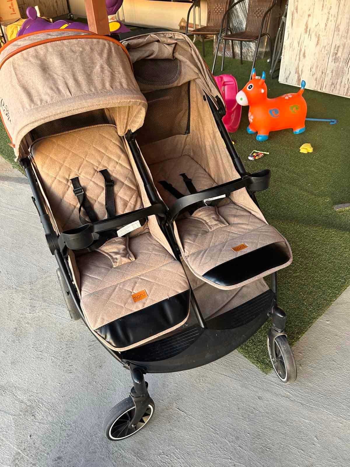 Бебешка  количка за близнаци MONI Rome