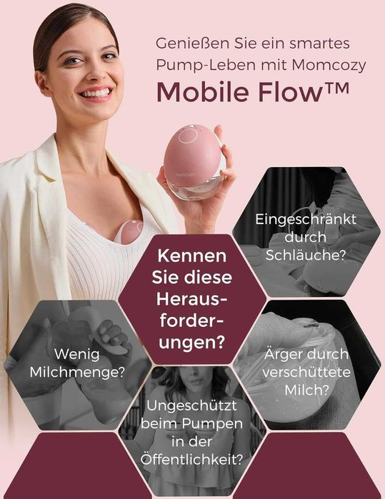Помпа за кърма Momcozy Hands-Free Mobile Flow | M9 Upgrade