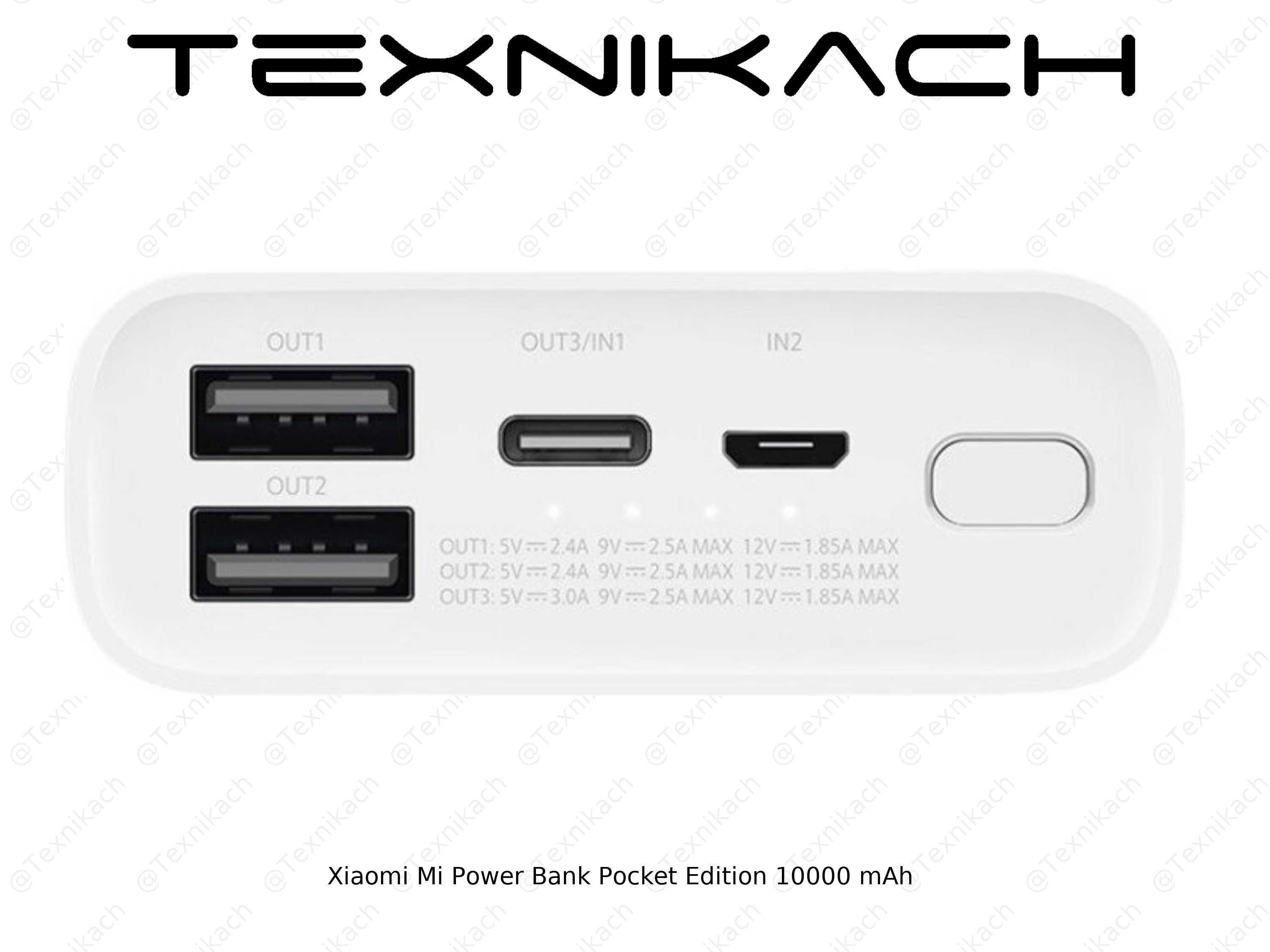 Новый • Xiaomi Mi Power Bank Pocket Edition 10000 mAh • Доставка