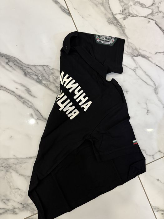 Черна тениска L