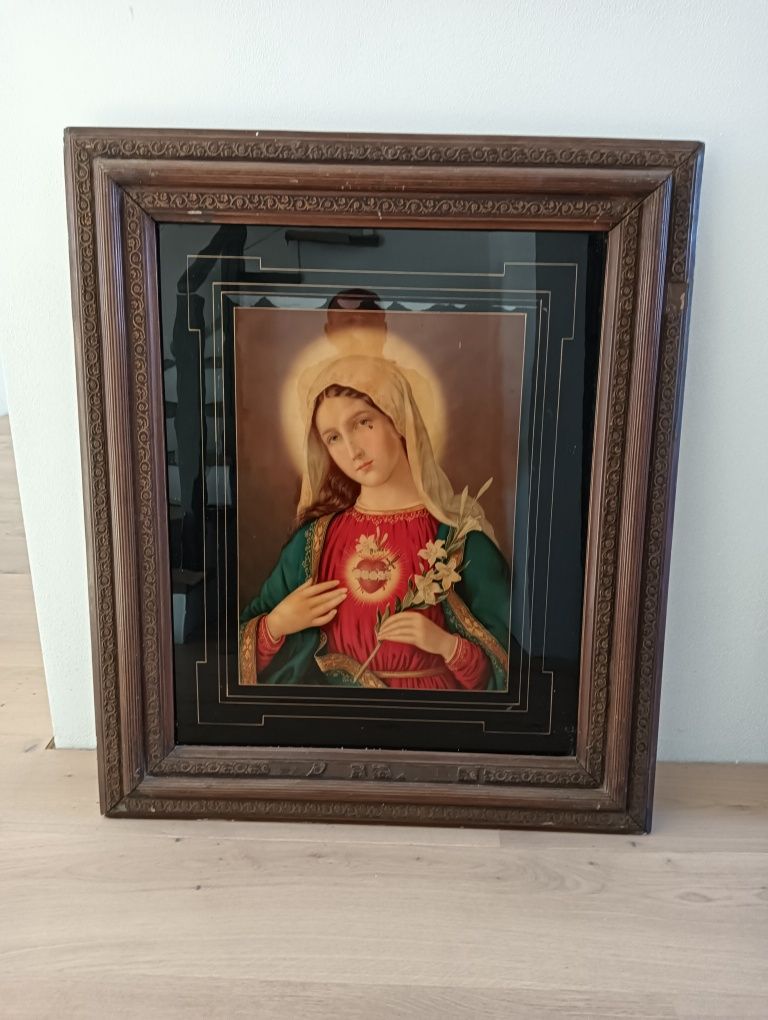 Vând tablouri pictate pe stiicla vechi dimensiuni 88/74 cm