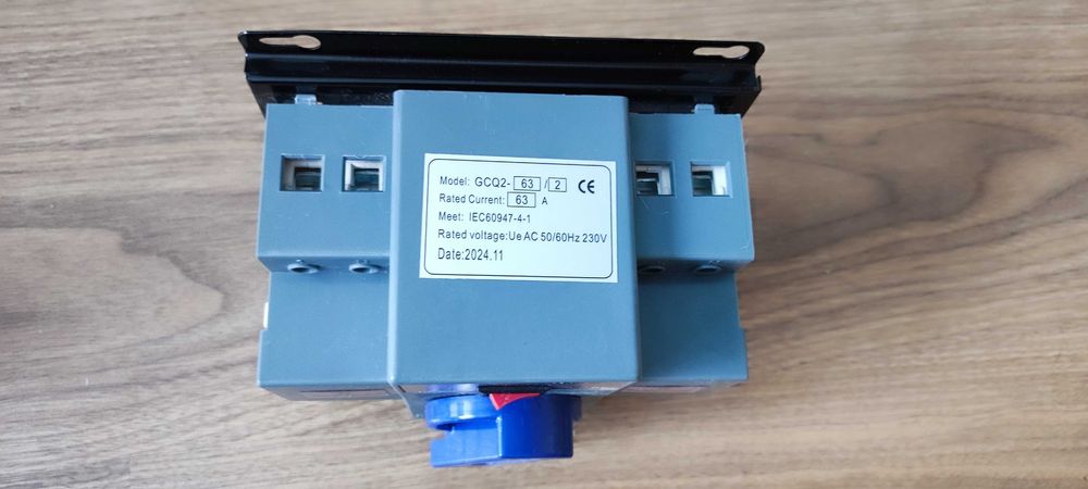 Comutator electric 230v 63A de transfer surse