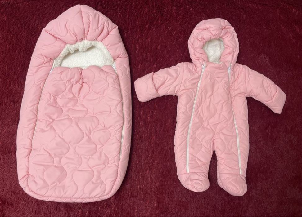 Зимний конверт + комбинезон на выписку!