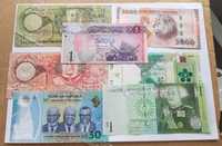 Lot 7 bancnote (Tonga, Tanzania, Libia, Namibia, Qatar)