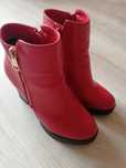 Botine de dama roșii