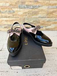 Pantofi / Sandale / Il Passo Aerial / negru roz / 36