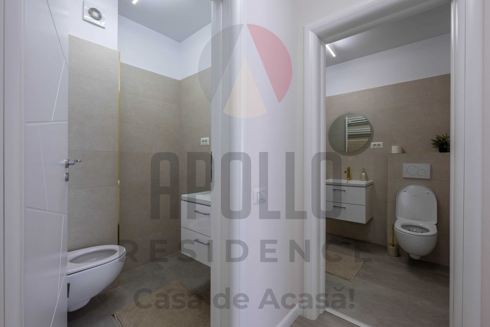 Apollo Residence - Apartament 3 camere semidecomandat - 65 mp