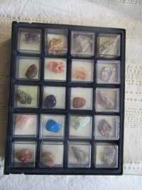 Колекция-голям лот от образци на полускъпоценни камъни