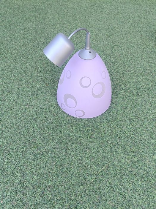 Vand balansoar metalic copii si lustra mov