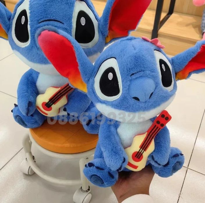 Голям плюшен Стич, 35-50см Лило и Стич плюшени играчки, плюшен Stitch