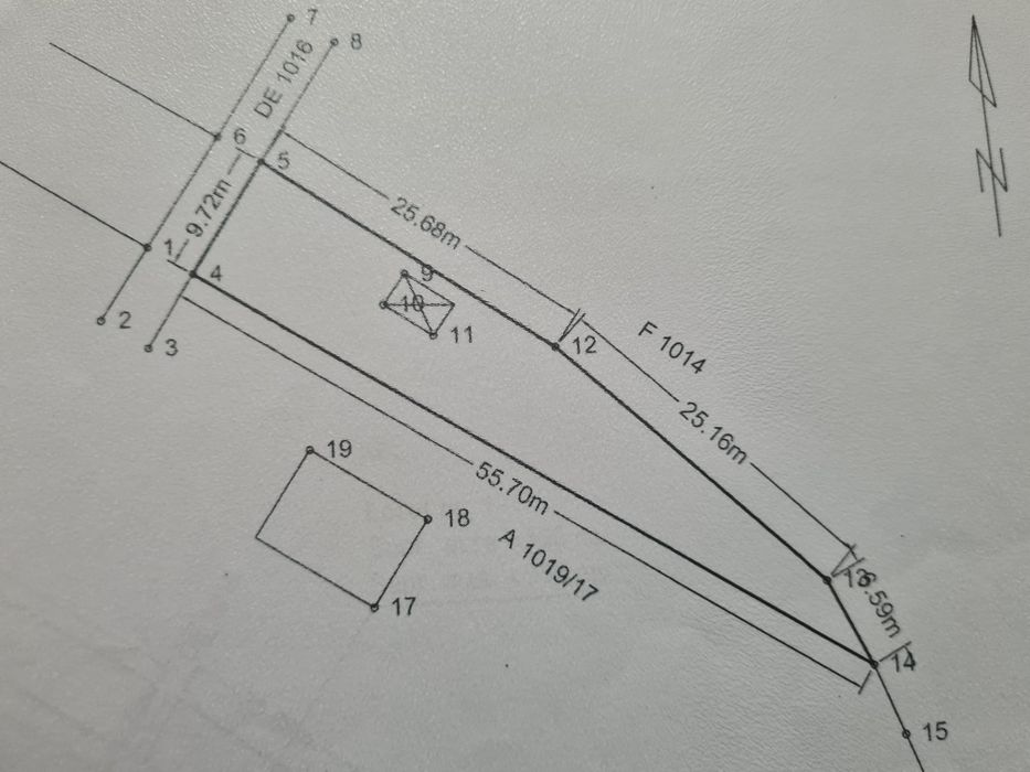 Vând parcela teren 390 mp