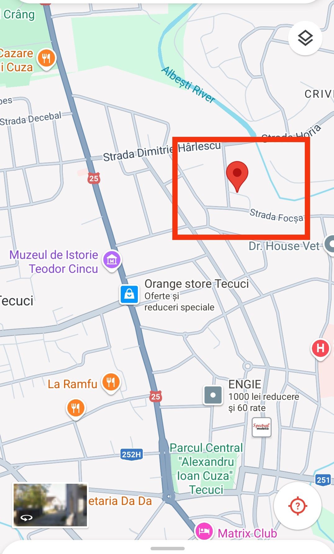 Teren pentru 2 case /Zonă centrală