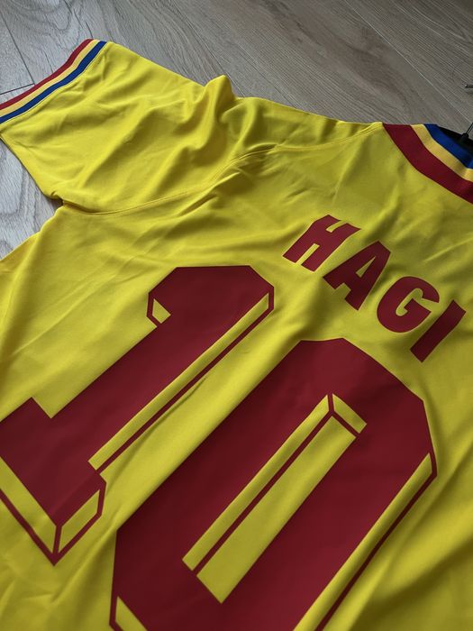 Tricou de fotbal World Cup 1994 Gica Hagi 10 Romania marime M
