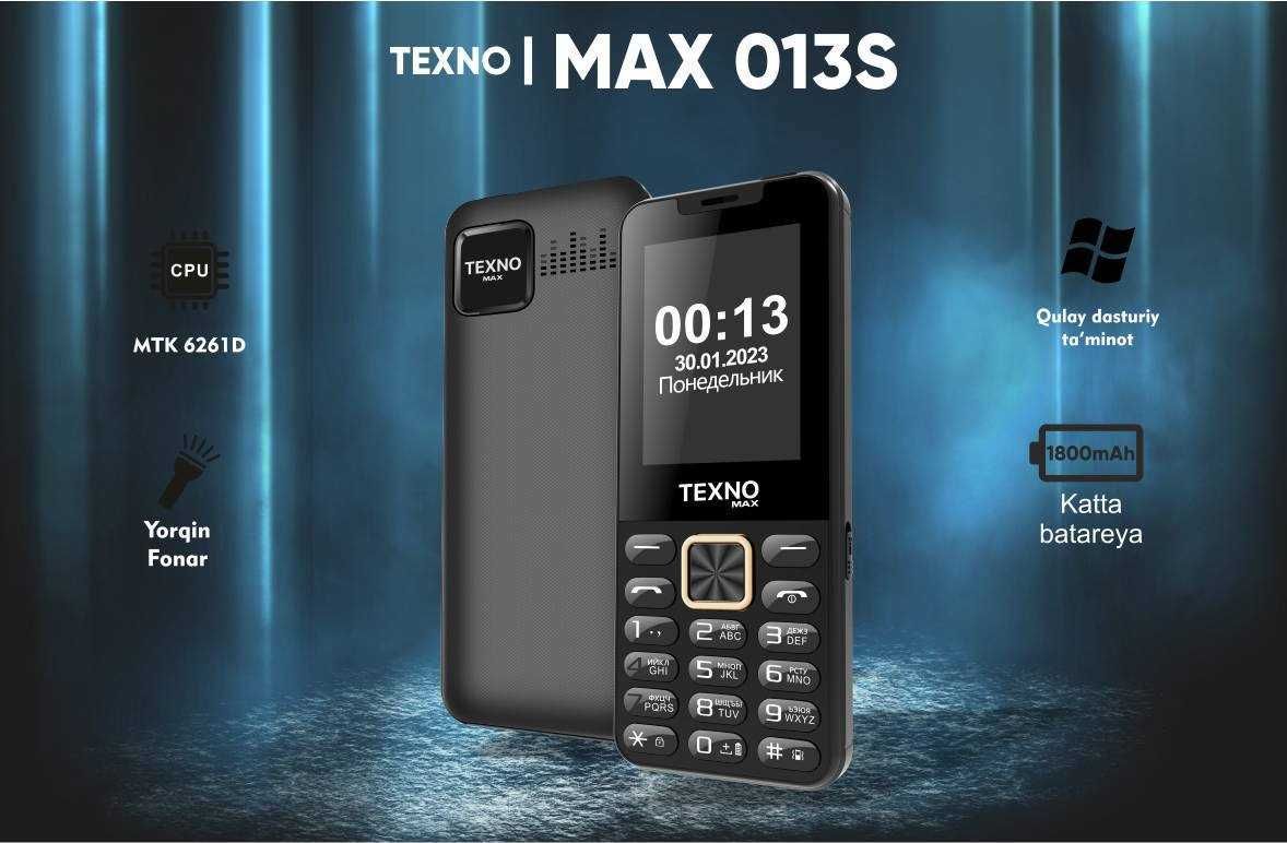 Texno Max 013S (Новый+Гарантия+Скидка) Nokia Knopka New-2024!