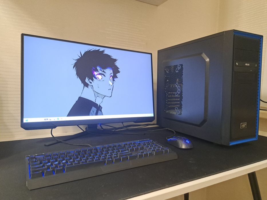 ВЕСЬ КОМПЛЕКТ Игровой компьютер, ПК (Системный блок) с Монитором 144Hz