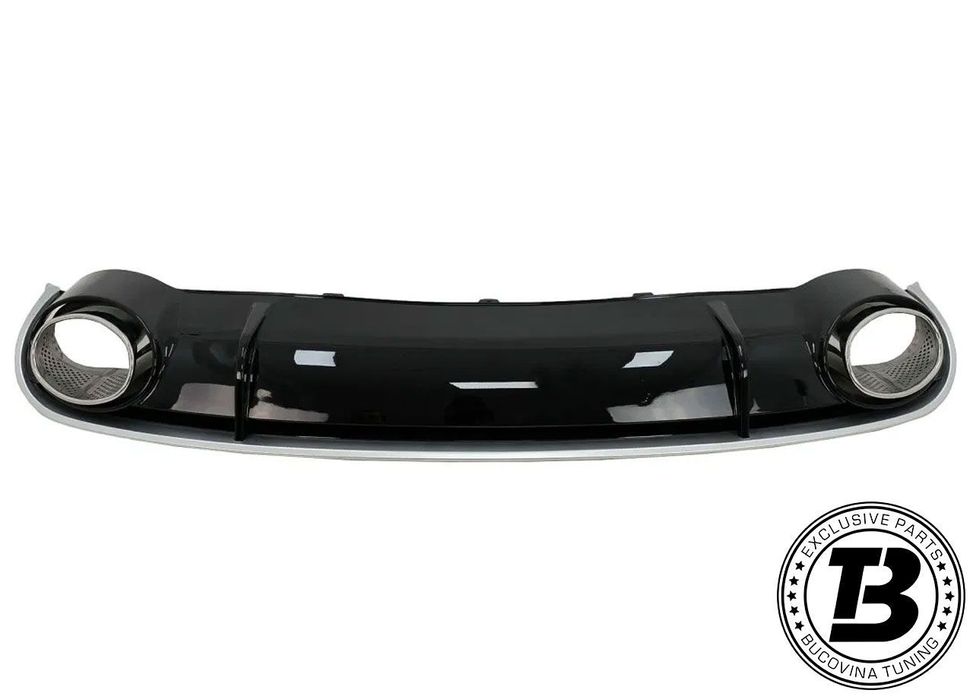 Difuzor Bara Spate cu Ornamente compatibil cu Audi A4 B8 RS Design