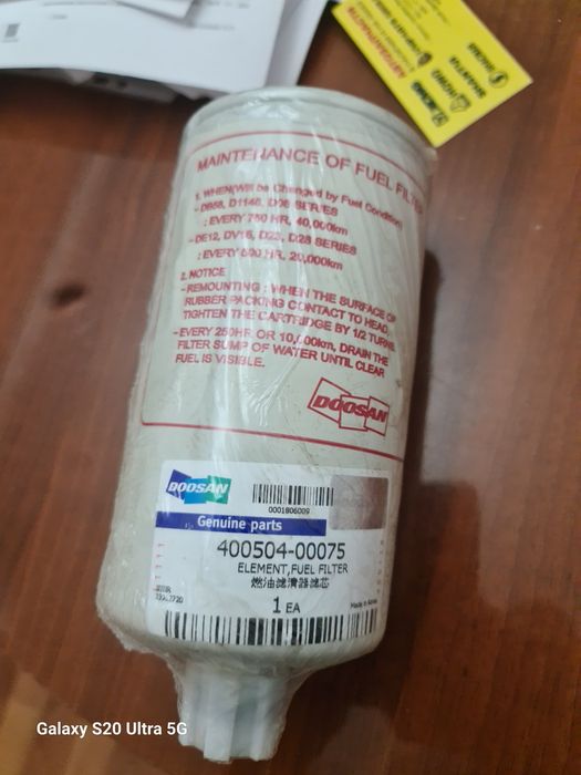 Фильтра топливные Doosan, Hyundai