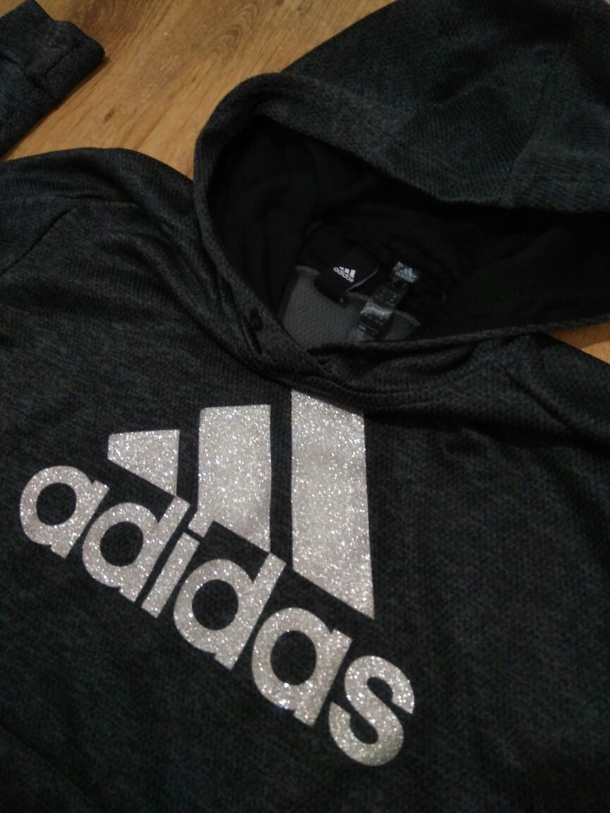 Hanorac damă Adidas Climawarm cu sclipici mărimea M