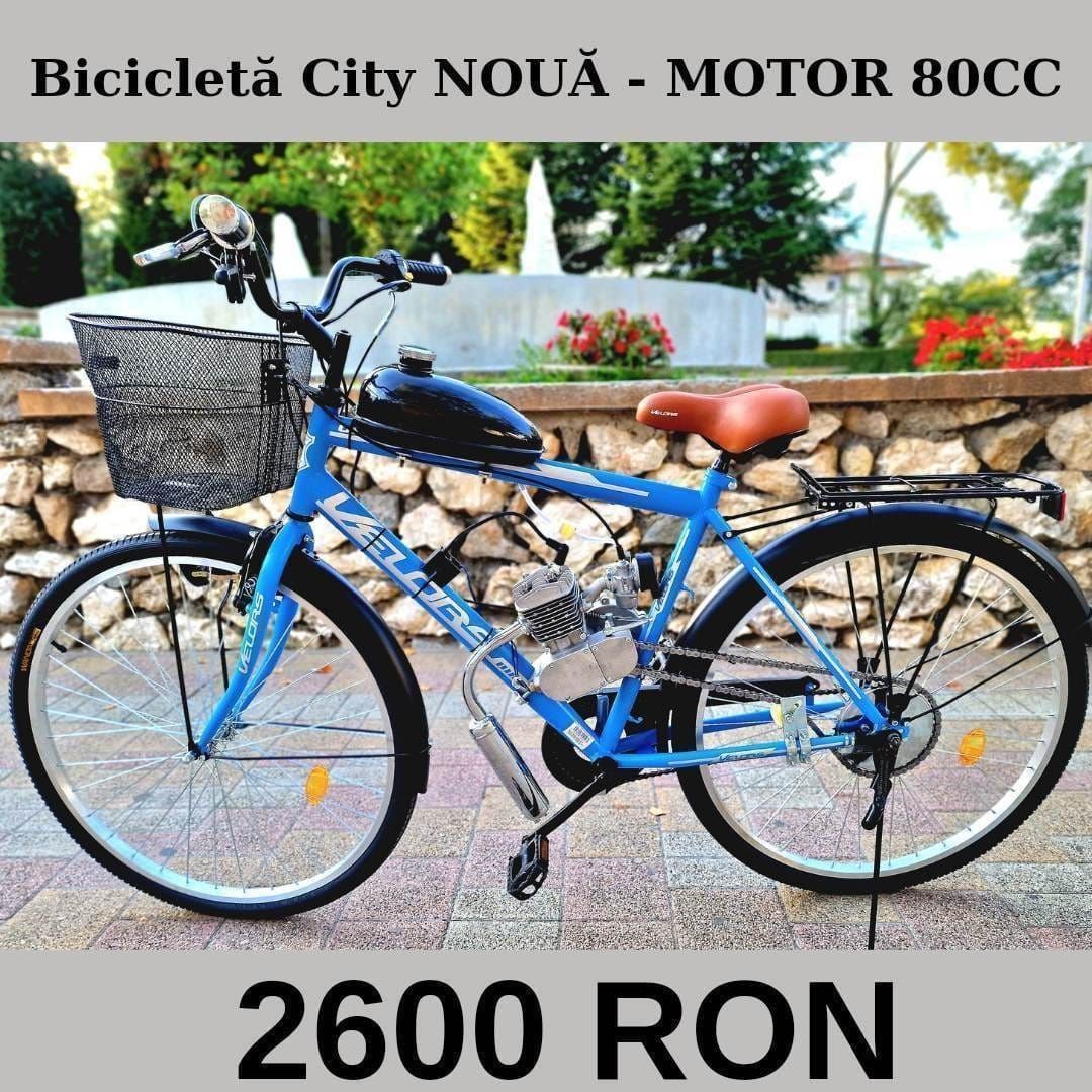 Bicicleta cu motor 80cc