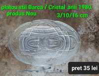 Platou stil Barca Cristal