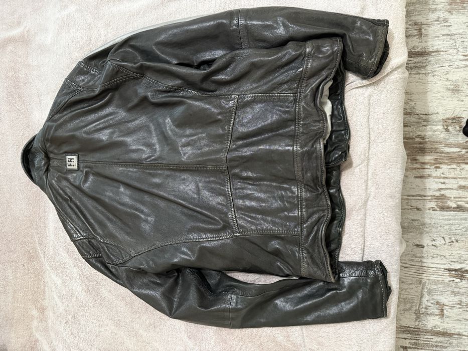 Мъжко кожено яке естесвена кожа размер L (50).  Freaky Hation