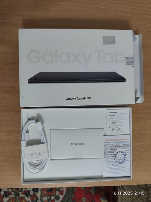 Samsung Galaxy Tab A9+ 8/128 5G
Количество SIM*	1
Тип SIM	Nano
Поддерж