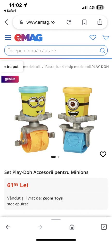 Set Play-Doh accesorii pentru Minions