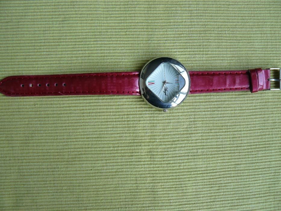 Ceas DAMA "ANGEL" cu mecanism quartz curea din piele eco