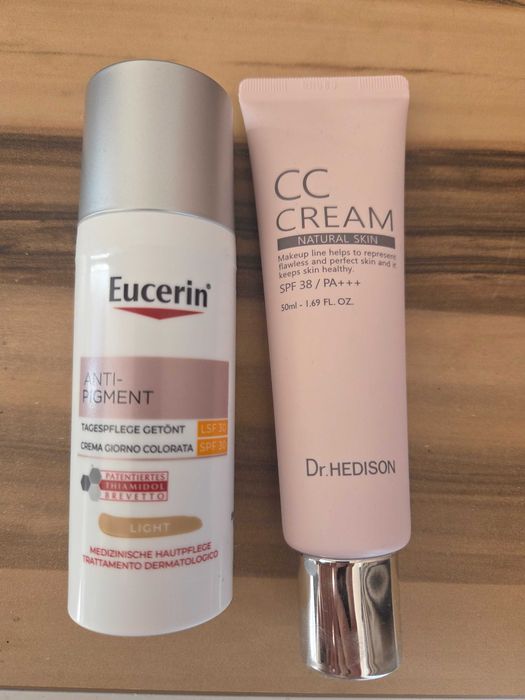 2 крема за лице, пигментни петна и сс крем