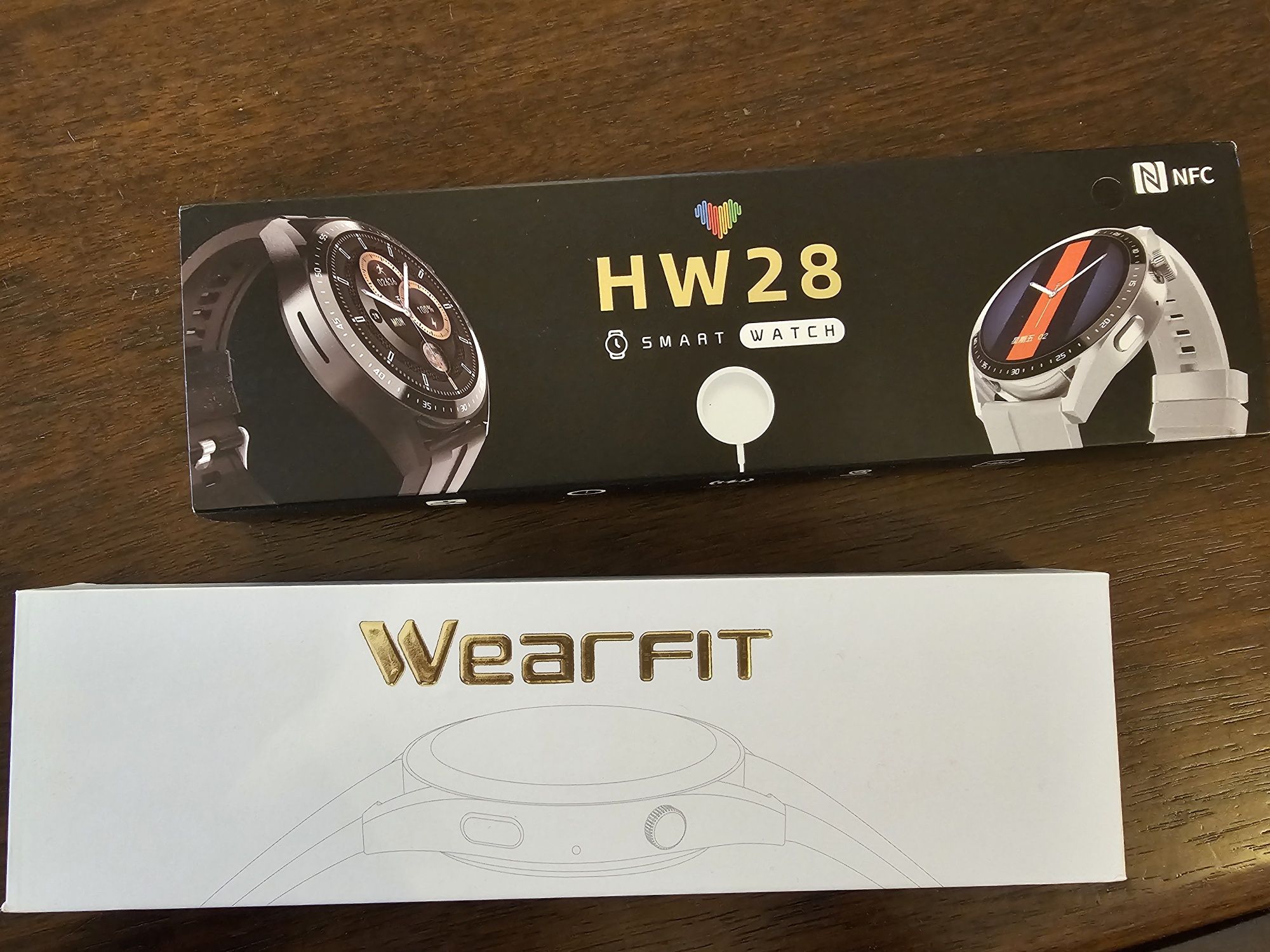 Smartwatch HW 28 barbatesc Wearfit PRO 1,39 in, NFC Vladus