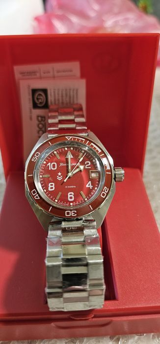 Vostok Komandirskie 650841  ceas mecanic automat, 200m, Rusia